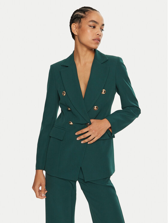 Maryley Maryley Giacca da abito 24IB139/43GU Verde Regular Fit