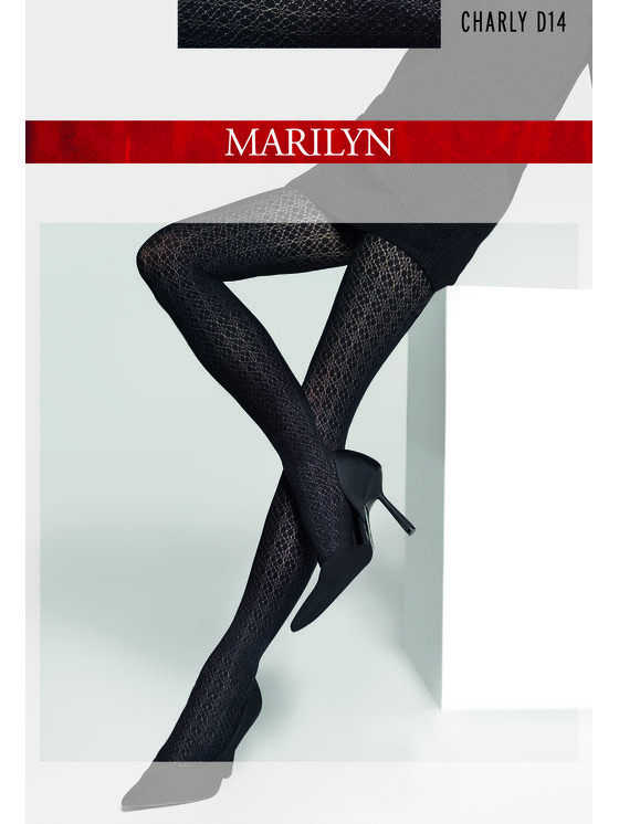 Poupée Marilyn Poupée Marilyn Rajstopy Damskie Charly D14 Czarny