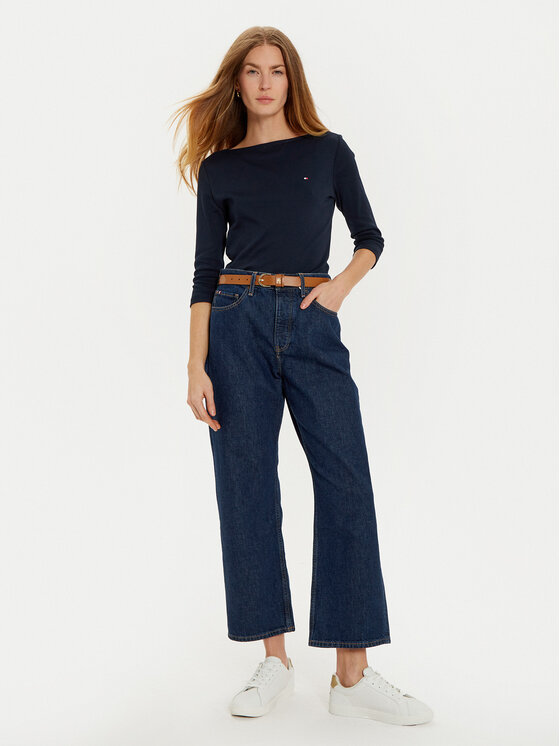 Tommy Hilfiger Tommy Hilfiger Μπλουζάκι New Cody WW0WW40589 Σκούρο μπλε Slim Fit