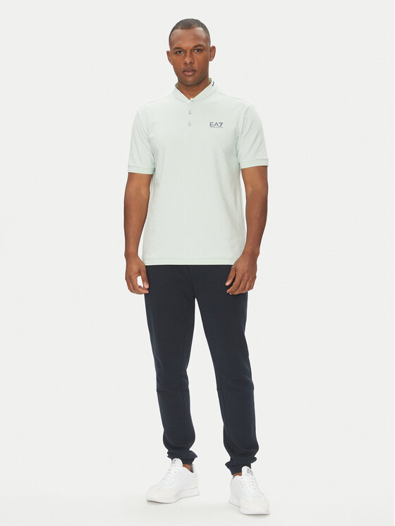 EA7 Emporio Armani EA7 Emporio Armani Polo 7M000183 AF13511 U9060 Błękitny Regular Fit