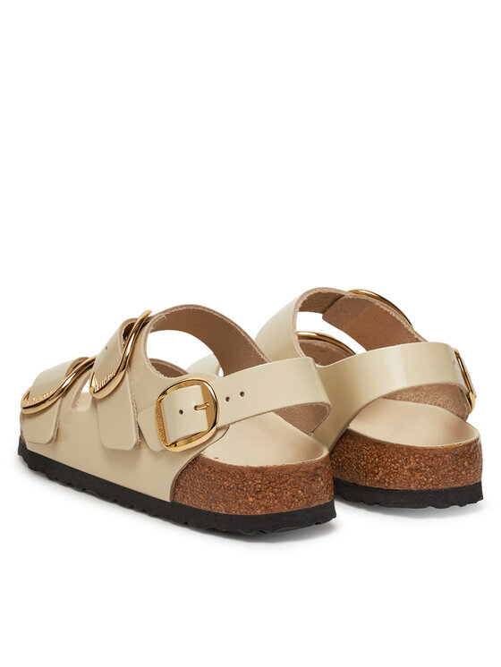 Birkenstock Birkenstock Sandały Milano Big Buckle 1025395 Écru
