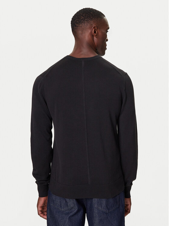 Calvin Klein Calvin Klein Sweter LV040BM343 Czarny Regular Fit