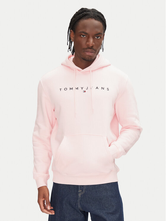 Tommy Jeans Tommy Jeans Pulóver DM0DM20746 Rózsaszín Regular Fit