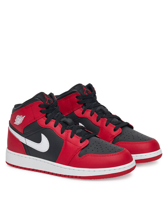 Nike Nike Laisvalaikio batai Air Jordan 1 Mid (GS) DQ8423 061 Juoda