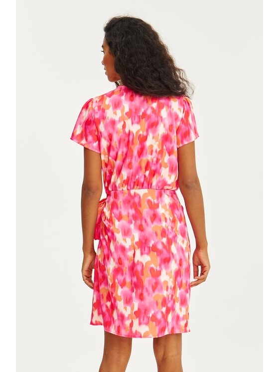 NAOKO NAOKO Každodenní šaty Pinkspresso Růžová Regular Fit