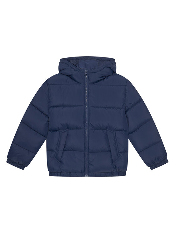 United Colors Of Benetton United Colors Of Benetton Geacă de iarnă 2WU0CN06N Bleumarin Regular Fit