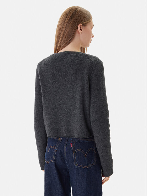 Tommy Hilfiger Tommy Hilfiger Кардиган WW0WW46441 Сірий Regular Fit