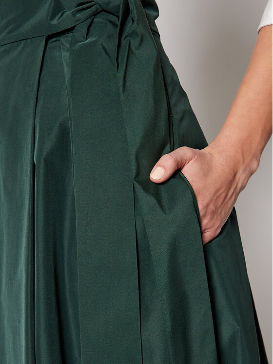 Weekend Max Mara Weekend Max Mara Trapézová sukňa Sacha 51010317 Zelená Regular Fit