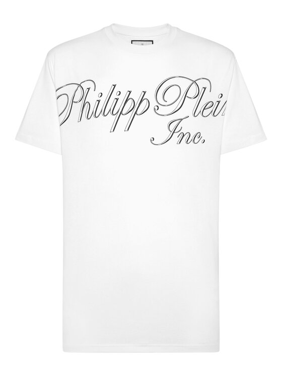 PHILIPP PLEIN PHILIPP PLEIN T-Shirt 9927 Biały Regular Fit