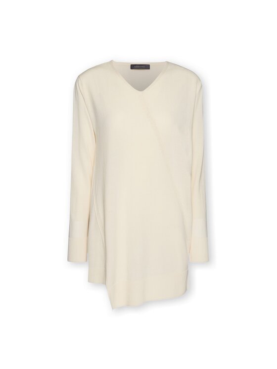 Elena Mirò Elena Mirò Maglione M578Z000719N002 Bianco A-Line Fit