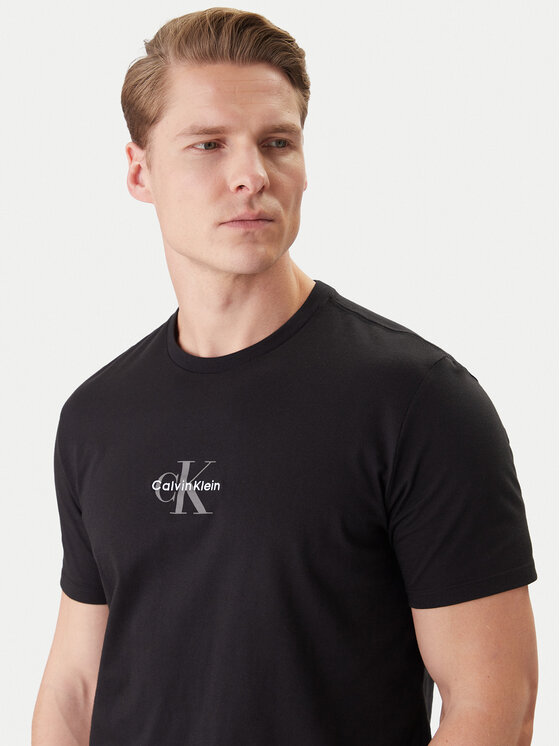 Calvin Klein Jeans Calvin Klein Jeans Tričko LV04RB866G Čierna Regular Fit