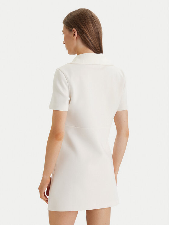 Calvin Klein Calvin Klein Vsakodnevna obleka LV044F207G Bež Regular Fit