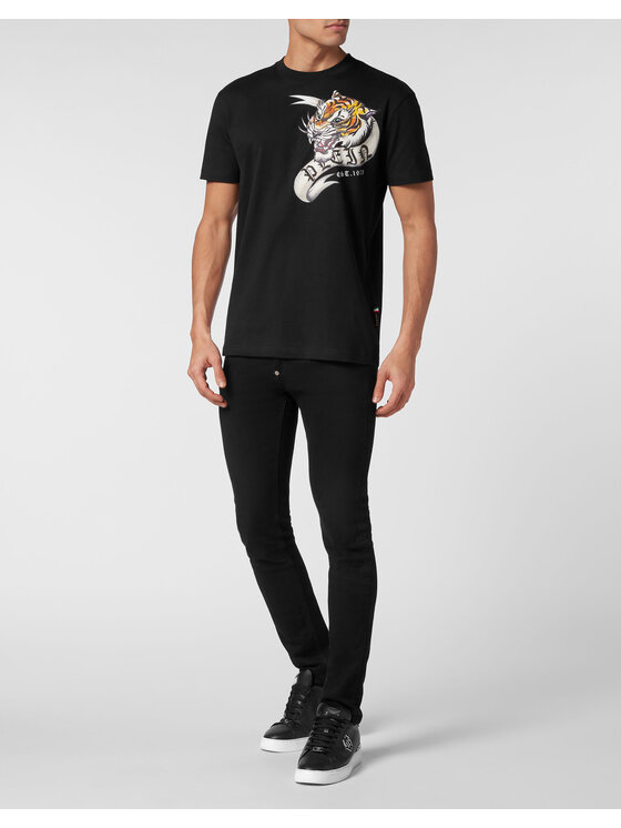 PHILIPP PLEIN PHILIPP PLEIN T-shirt 9747 Nero Regular Fit