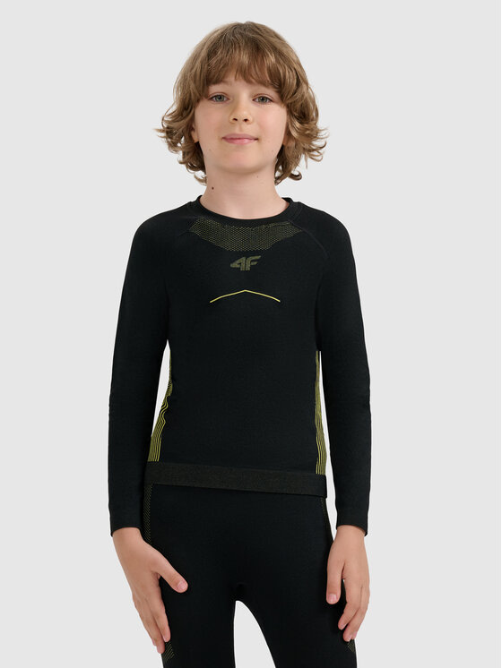 4F 4F Komplet bielizny termoaktywnej SKI UNDERWEAR Czarny