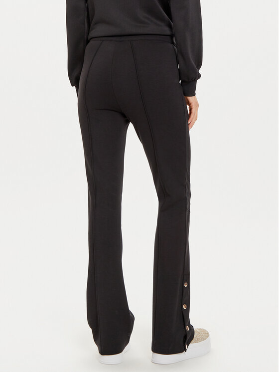Liu Jo Sport Liu Jo Sport Spodnie materiałowe TF4027 JS182 Czarny Regular Fit