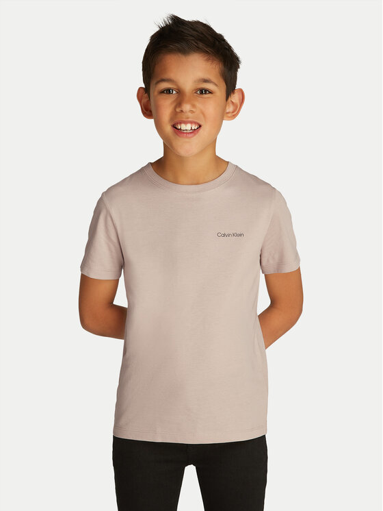 Calvin Klein Jeans Calvin Klein Jeans Marškinėliai IU0IU00683 Smėlio Regular Fit