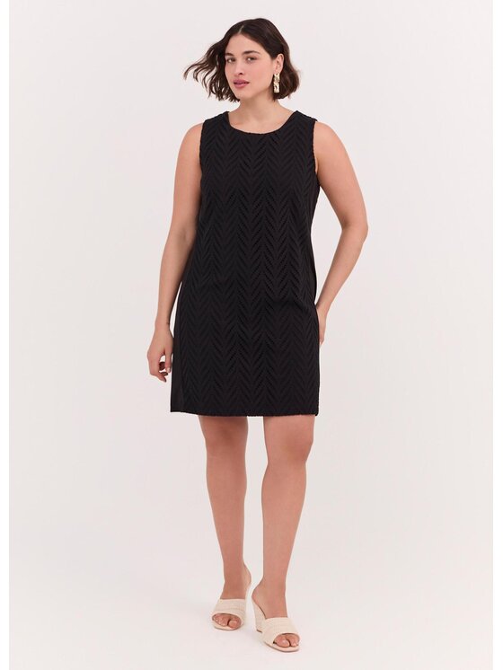 Fiorella Rubino Fiorella Rubino Vestito da giorno 7044L001226N0Z3 Nero Regular Fit