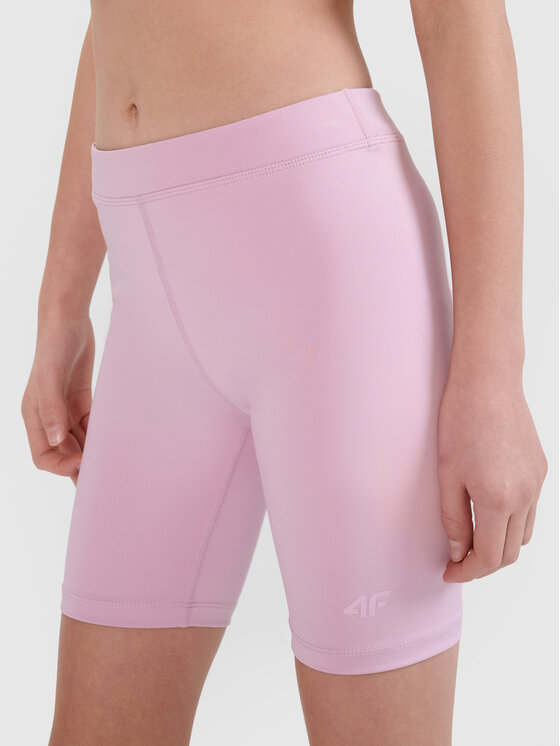 4F 4F Kolarki READY TO MOVE Różowy jasny Slim Fit