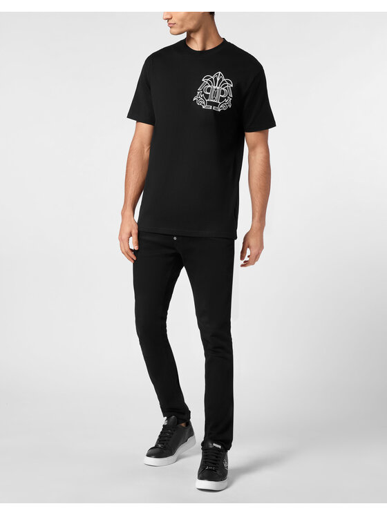 PHILIPP PLEIN PHILIPP PLEIN T-Shirt 14769 Černá Regular Fit