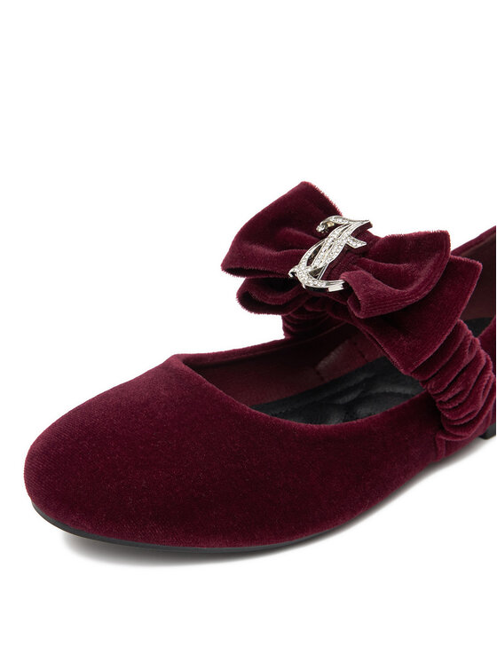 Juicy Couture Juicy Couture Baleriny CEO-CS6515-01 Bordowy