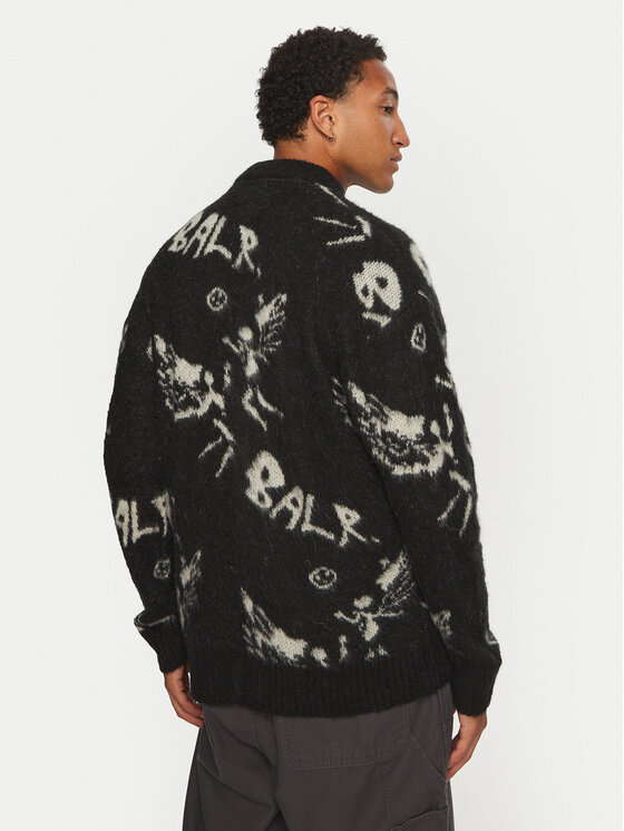 BALR. BALR. Cardigan B1276.1002.102 Nero Box Fit