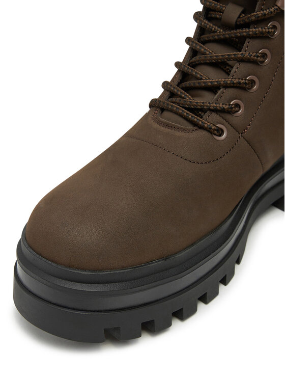 Calvin Klein Jeans Calvin Klein Jeans Traperid Lugged Laceup Boot Oxf Hiking Nb YM0YM01076 Pruun