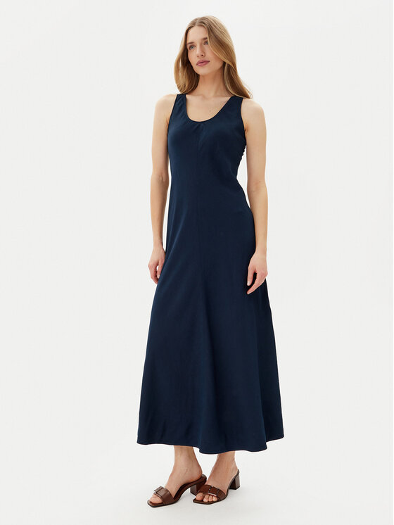 Tommy Hilfiger Tommy Hilfiger Ljetna haljina WW0WW46171 Tamnoplava Regular Fit