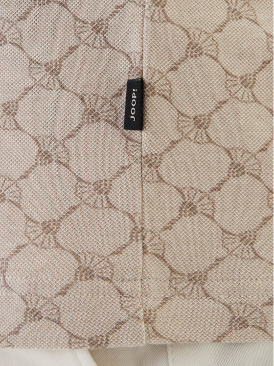 JOOP! JOOP! Тениска с яка и копчета JJ-Jessino 30101930 Бежов Regular Fit