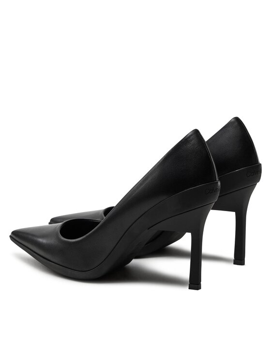 Calvin Klein Calvin Klein Lodičky Heel Pump 90 Leather HW0HW02033 Čierna