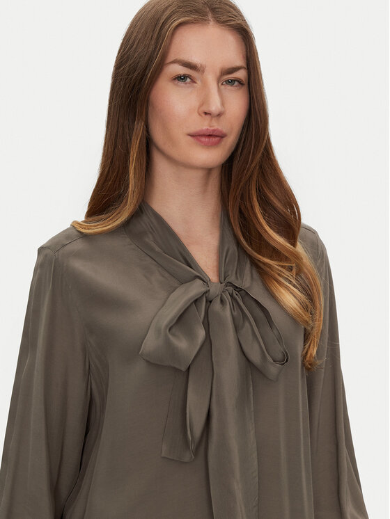 Gap Gap Majica 618636-00 Smeđa Regular Fit