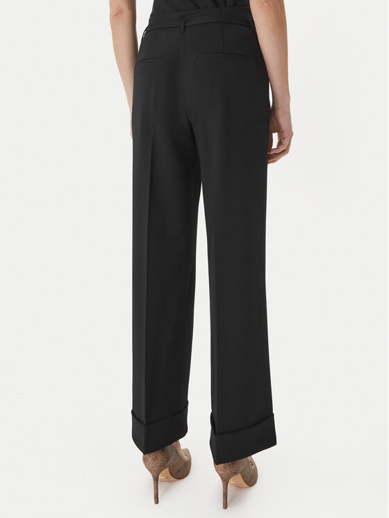 Guess Guess Stoffhose W6GB17 W1894 Schwarz Regular Fit