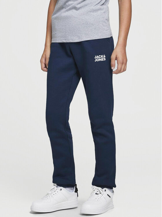Jack&Jones Junior Pantaloni da tuta Gordon 12257312 Blu scuro Slim Fit, taglia : 104