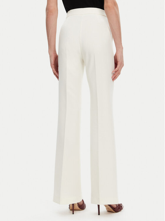 Maryley Maryley Pantaloni di tessuto 25EB587/43VA Écru Regular Fit