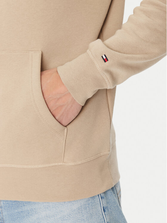 Tommy Hilfiger Tommy Hilfiger Džemperis Logo MW0MW11599 Smėlio Regular Fit