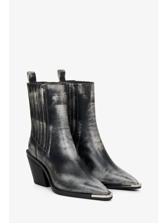 Estro Estro Kovbojské topánky ER00112547 Čierna