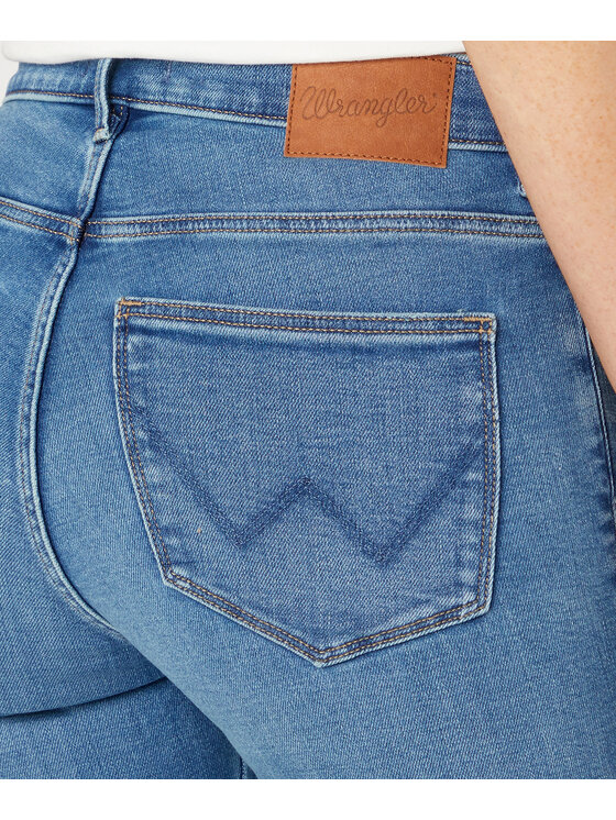 Wrangler Wrangler Jeans W27HCY37O Blu Skinny Fit