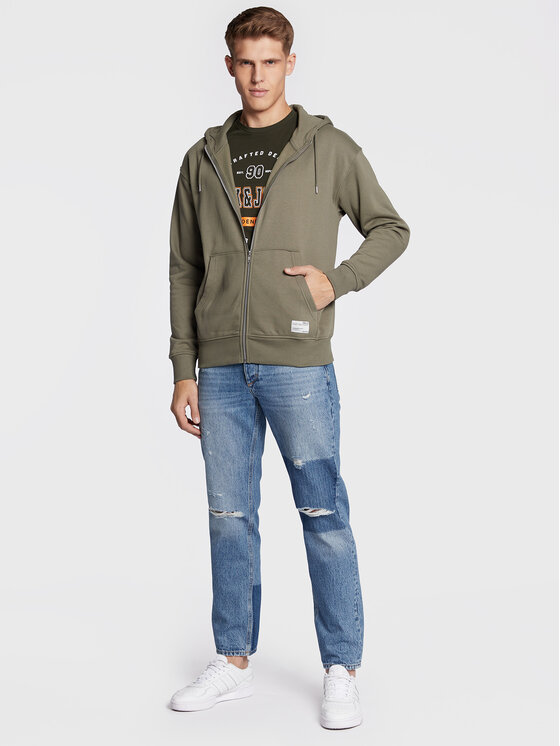 Solid Solid Felpa 21107421 Verde Regular Fit