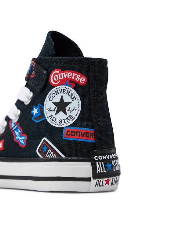 Converse Converse Trampki Chuck Taylor All Star Easy On Stickers A06357C Czarny