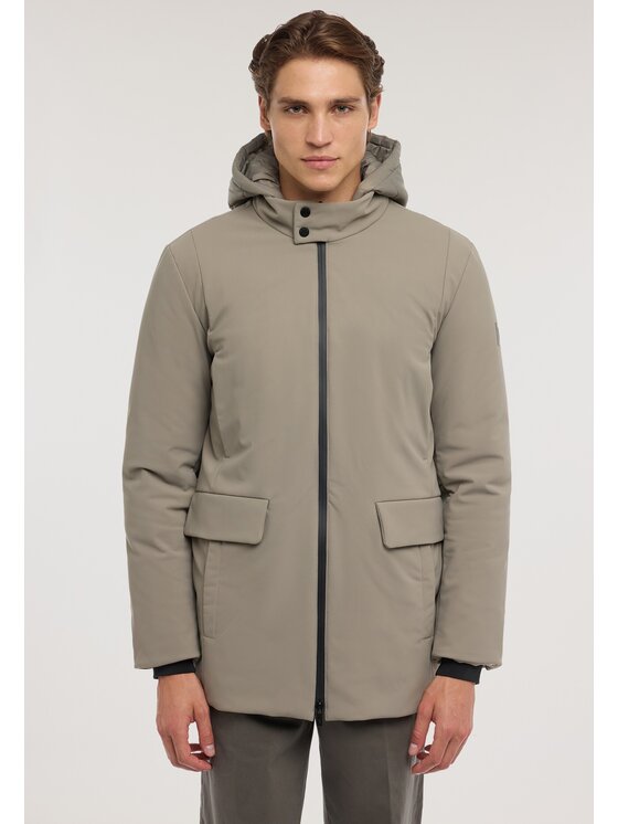 Trussardi Trussardi Płaszcz zimowy 8011M000037N0C1 Kremowy Regular Fit