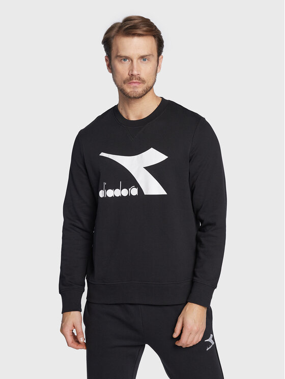 Diadora Diadora Суитшърт 102.178845 Черен Regular Fit
