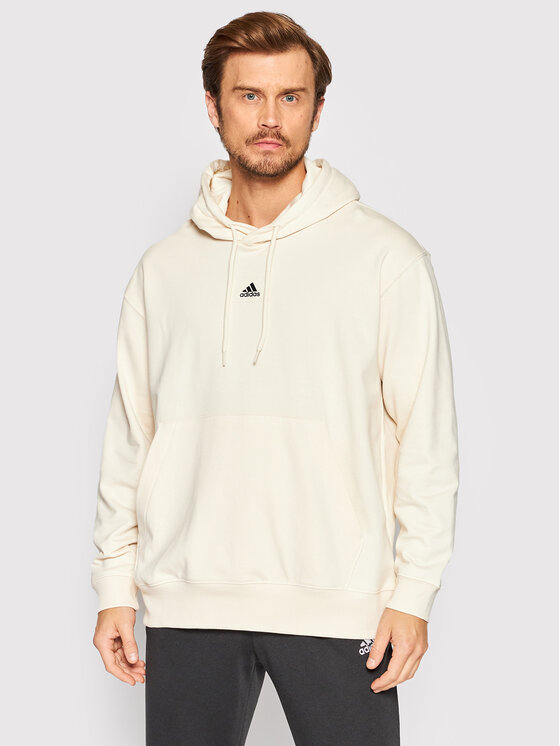 adidas adidas Μπλούζα Essentials Feelvivid HE4353 Μπεζ Loose Fit