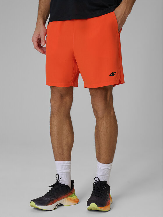 4F 4F Szorty sportowe ATHLETIC Pomarańczowy Regular Fit