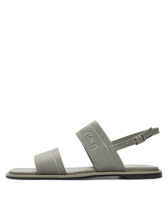 Calvin Klein Calvin Klein Sandali Flat Sandal He HW0HW01990 Grigio