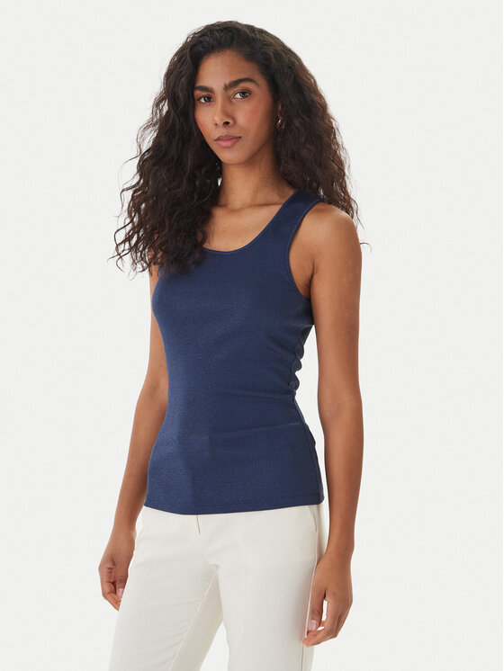 Fracomina Top FS26ST4011K420Q7 Bleumarin Slim Fit