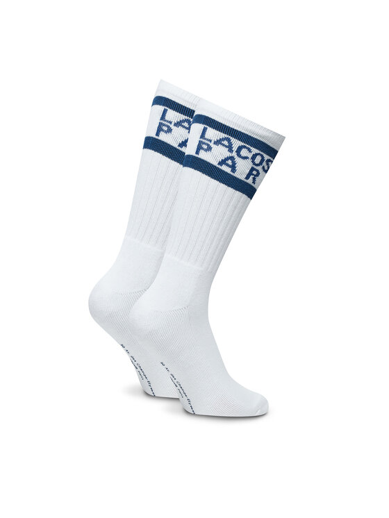Lacoste Lacoste Muške visoke čarape RA8095-00 F2F Bijela