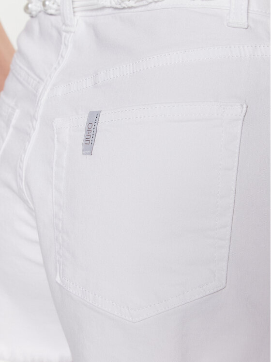 Liu Jo Liu Jo Джинсові шорти WA3229 T4033 Білий Regular Fit