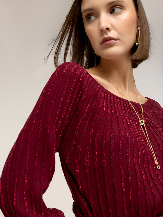 Motivi Motivi Maglione M254W003969N036 Bordeaux Regular Fit