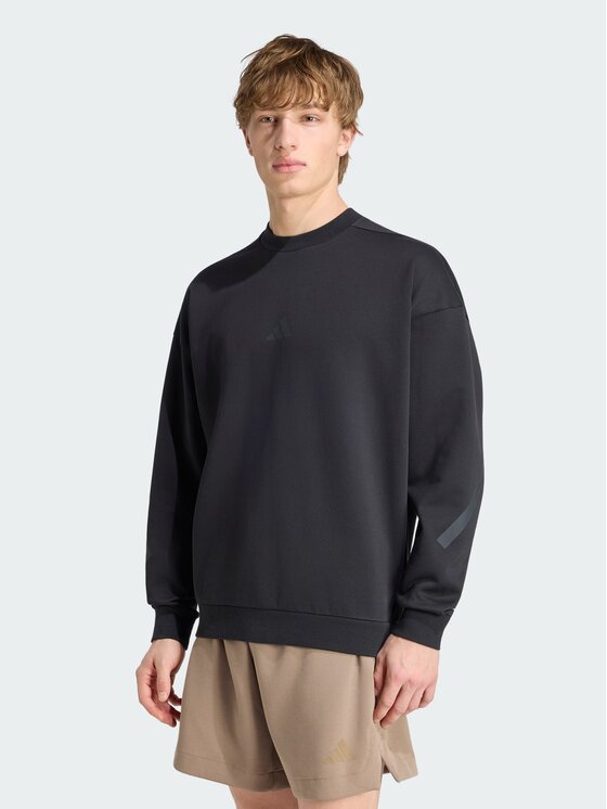 adidas adidas Bluza 165198 Czarny Loose Fit