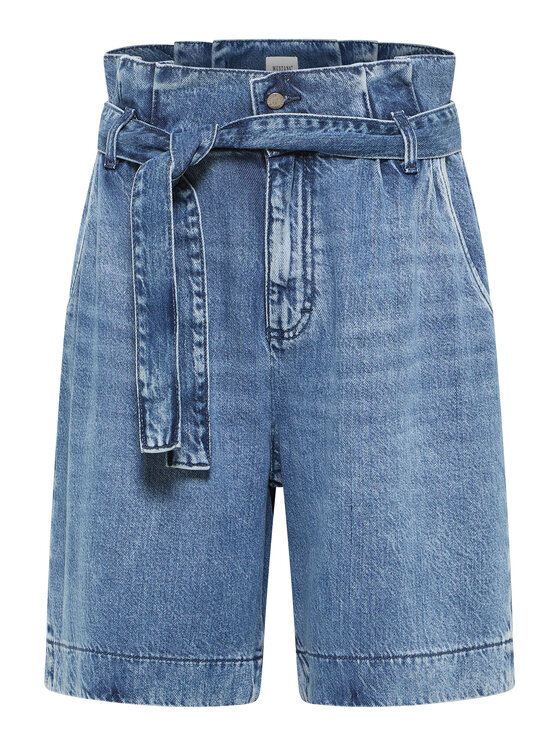 Mustang Mustang Τζιν σορτσάκια Jericho 1016559 Μπλε Loose Fit