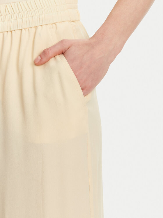 Marella Marella Панталони тип палацо Vivaio 2513131054 Жълт Wide Leg